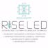 Logo for the brand RISE LED
